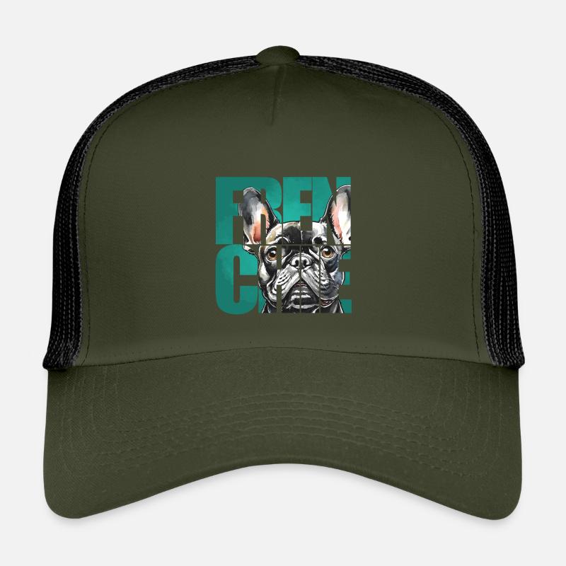 Portrait de bouledogue français Casquette trucker enfant