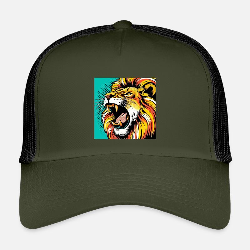 Lion Pop Art Casquette trucker enfant