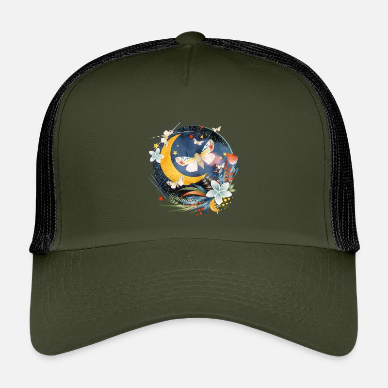 seltene exotische Schmetterlinge im Mondschein Kinder Trucker-Cap