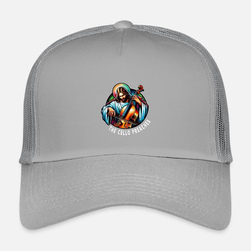 Le violoncelle prêche Jésus-Christ Casquette trucker enfant