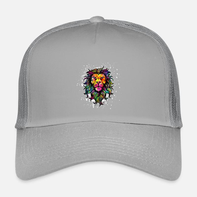 Dessin Illustration Wildstyle Graffiti Lion Casquette trucker enfant
