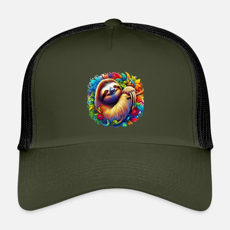 Faultier Kinder Trucker-Cap