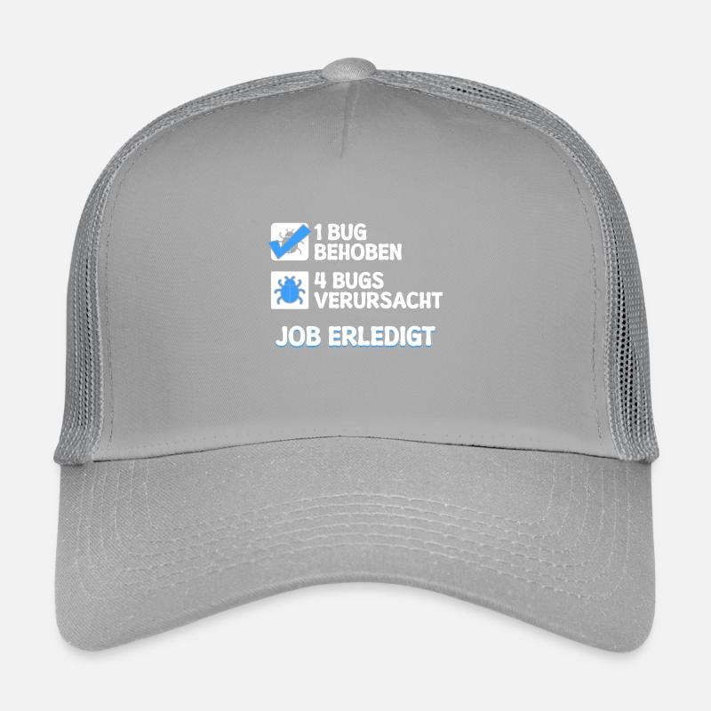 Développeur Coden skripting bugs debug correction de bugs Casquette trucker enfant