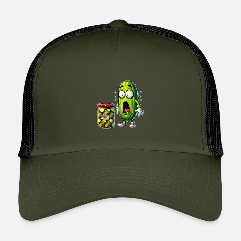 Lustiges Gurken Design Kinder Trucker-Cap