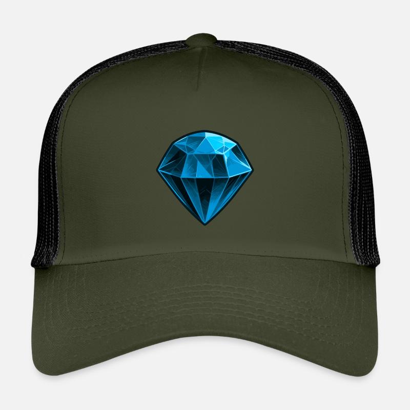 Saphir bleu précieux Casquette trucker enfant