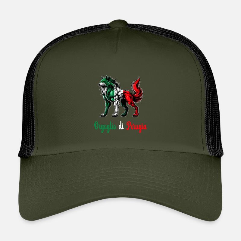 Drapeau de la fierté de Pérouse (Italie) Casquette trucker enfant