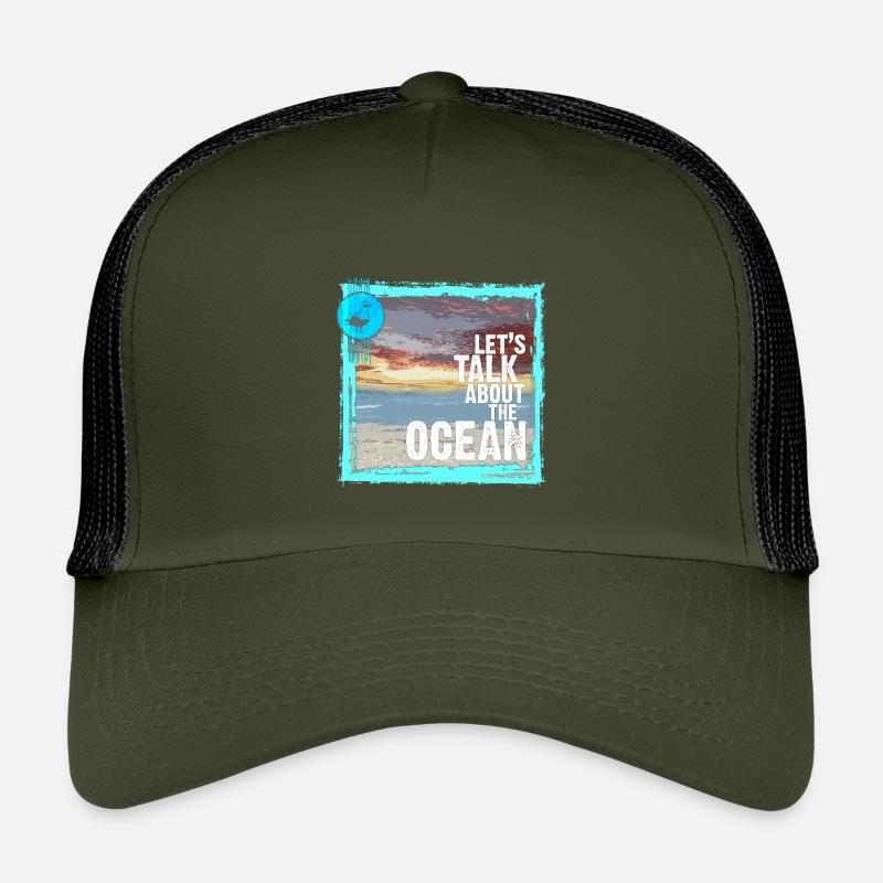 Sea atmosphere with sunset Kids’ Trucker Cap