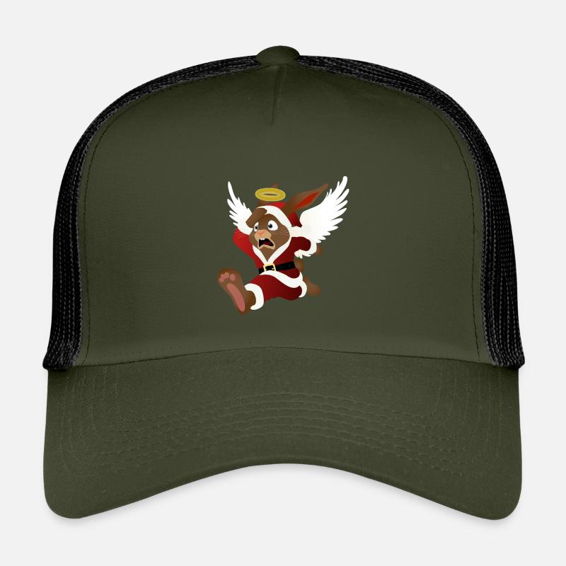 Santa's help - the Easter Bunny - Kids’ Trucker Cap - olive/black