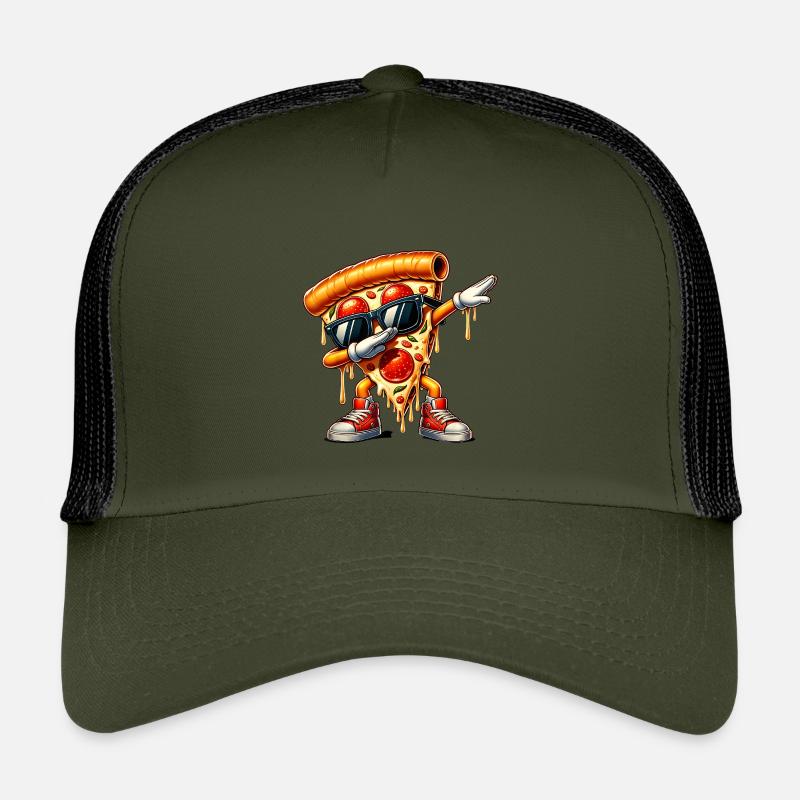 Cool Pizza Slice with Attitude Kids’ Trucker Cap