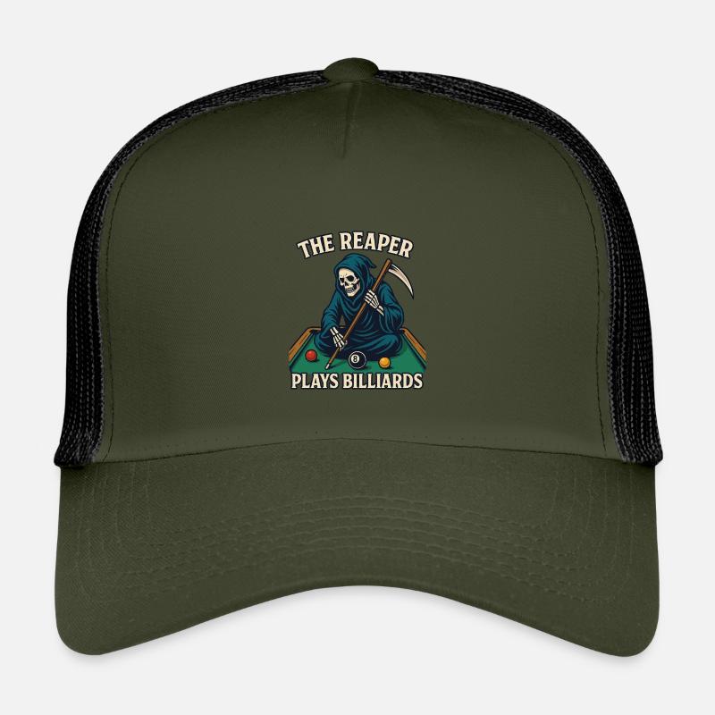 Reaper Billiard Legend - Kinder Trucker-Cap - Olive/Schwarz