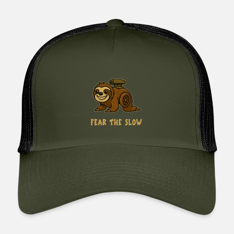 Angst vor der Langsamkeit - Faultier Design Kinder Trucker-Cap