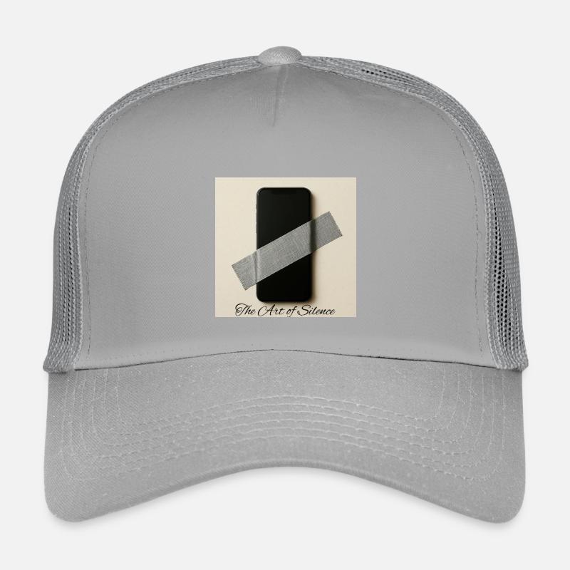 Silent Mobile Art Print Kids’ Trucker Cap
