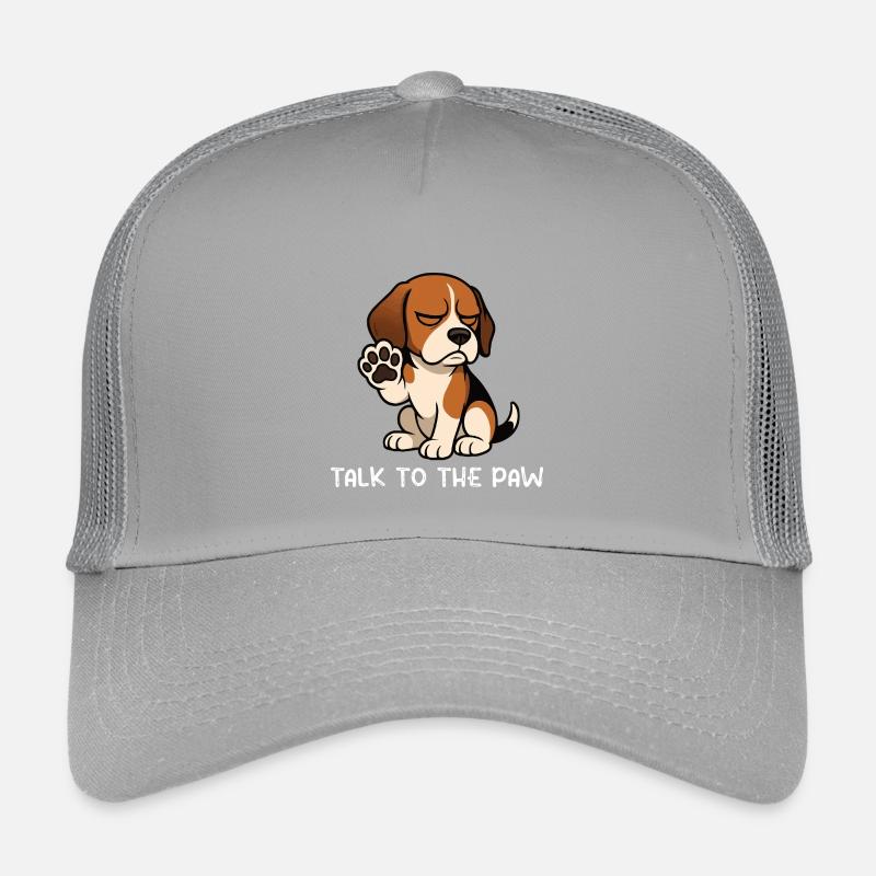 Parlez à la patte Beagle Beagle Propriétaire Beagle Holder Casquette trucker enfant