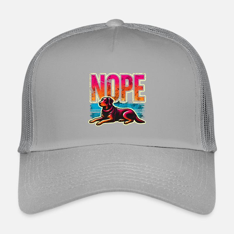 Nope Dog Sunset, Father Kids’ Trucker Cap