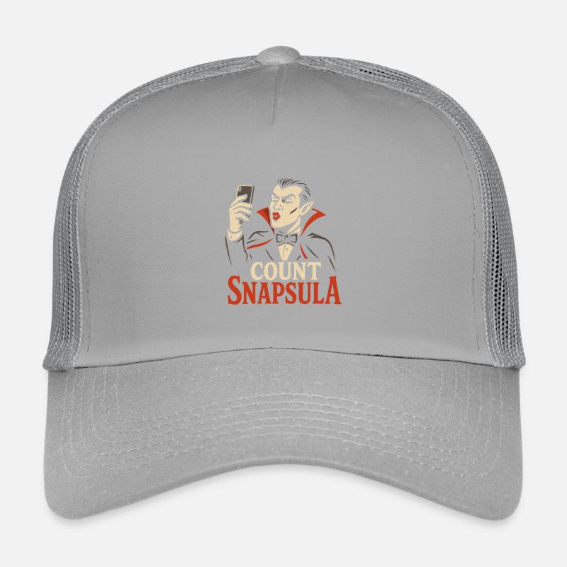 Comte Snapsula – Humour drôle de vampire d’Halloween Casquette trucker enfant