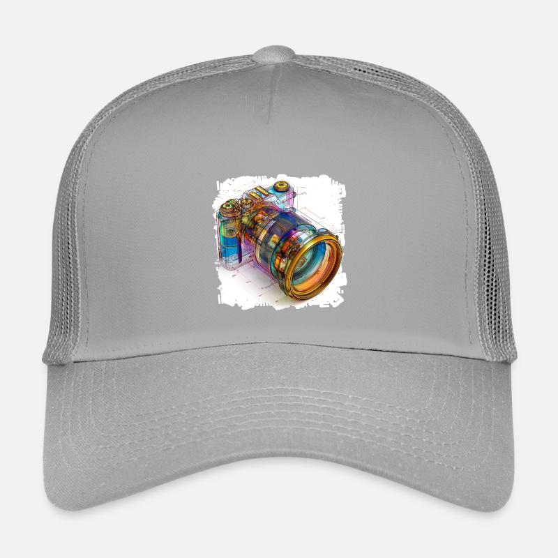 Digital camera as CAD design blueprint Kids’ Trucker Cap