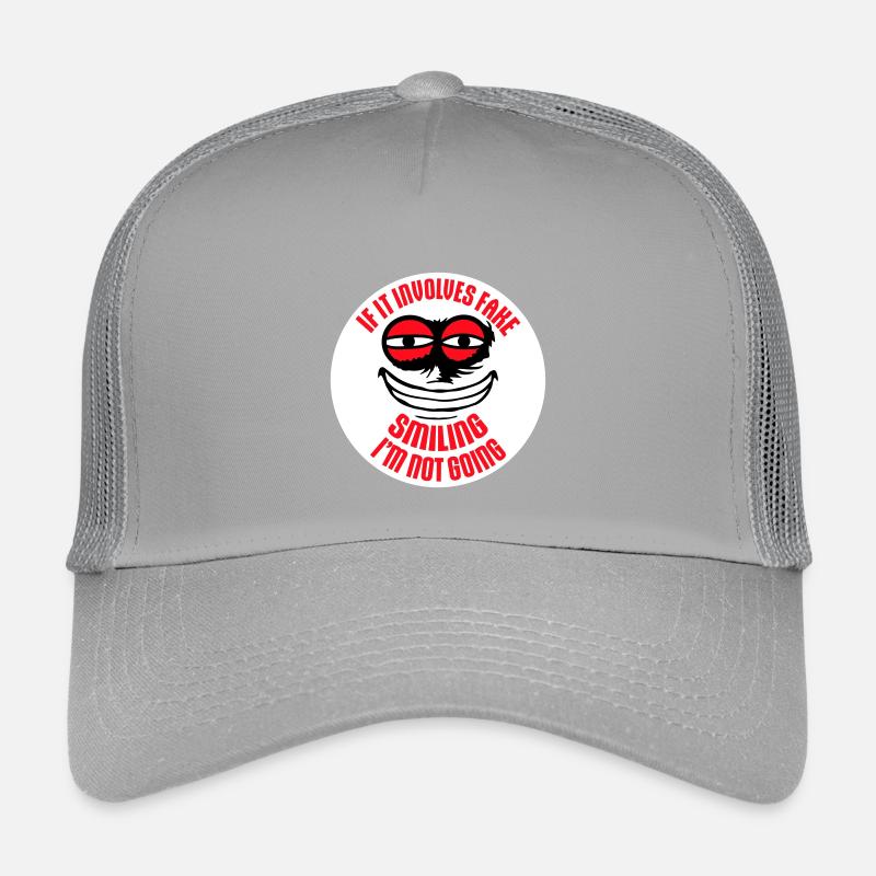 If It Involves Fake Smiling I'm Not Going Saying Kids’ Trucker Cap
