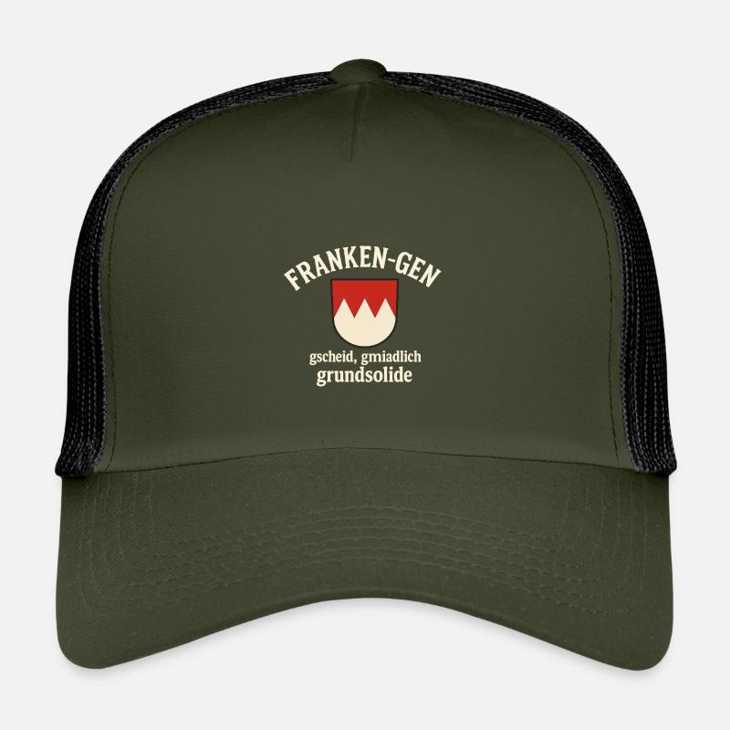 Franken gene - Kids’ Trucker Cap - olive/black