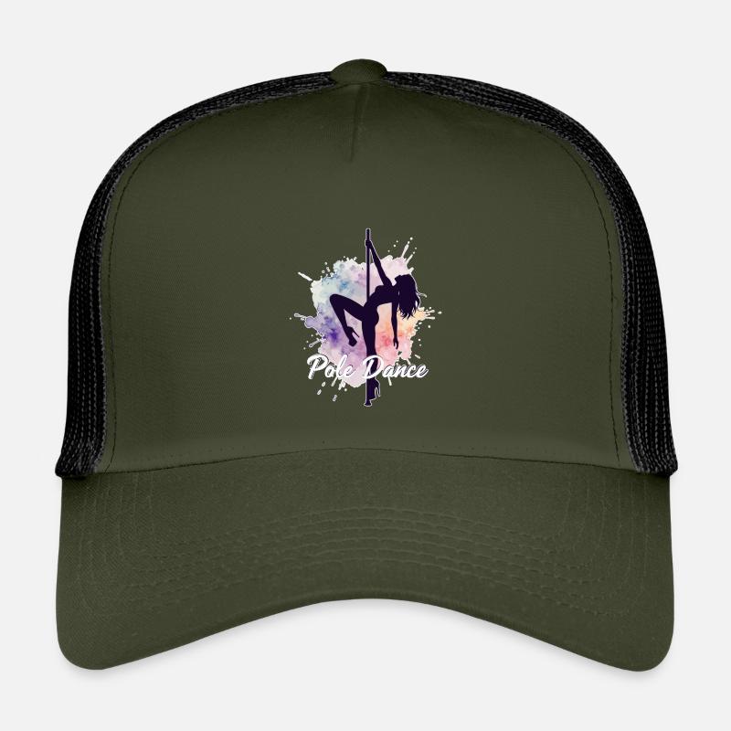 Pole Dance Poledancerinnen Aquarell stark Geschenk Kinder Trucker-Cap