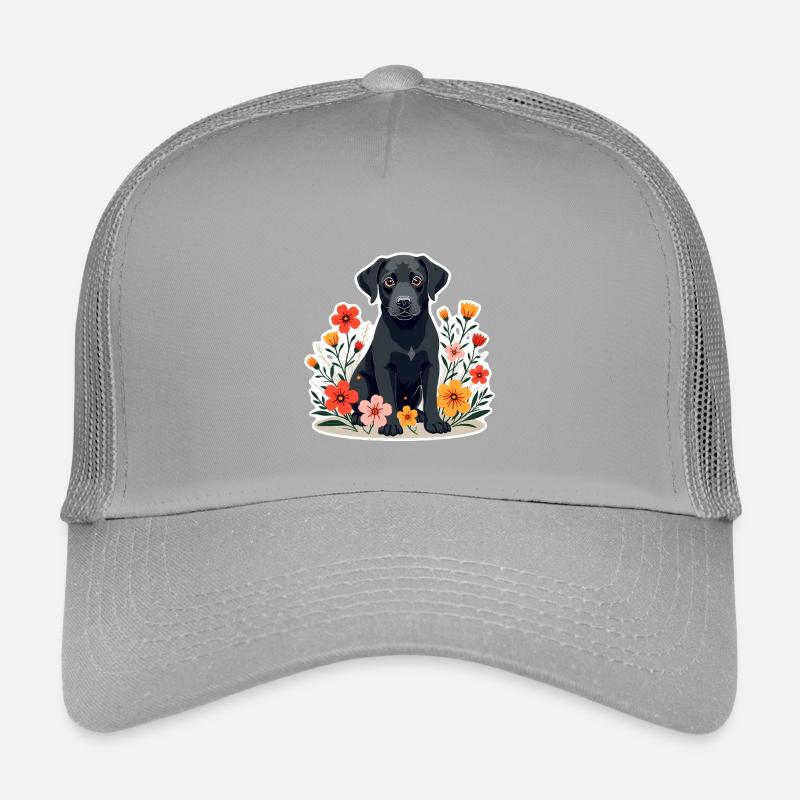 Chien labrador noir Casquette trucker enfant