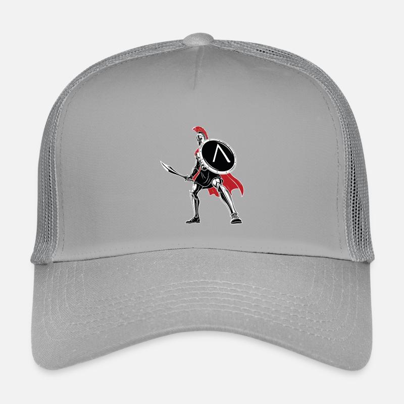 Spartiate Épée Bouclier Mascotte Spartan Legend Casquette trucker enfant