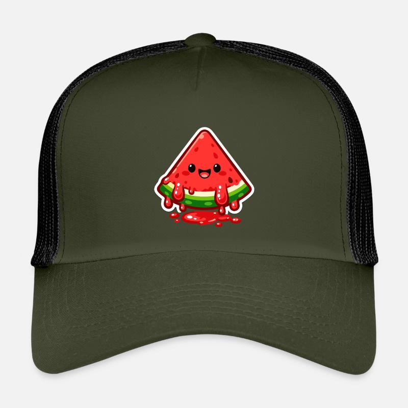 Merry Watermelon Slice Kids’ Trucker Cap