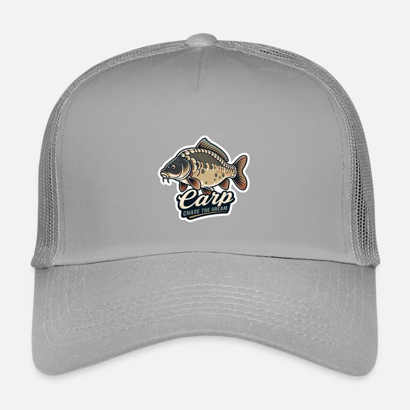 Poursuite de la carpe : le rêve – Conception de pêche à la carpe miroir Casquette trucker enfant