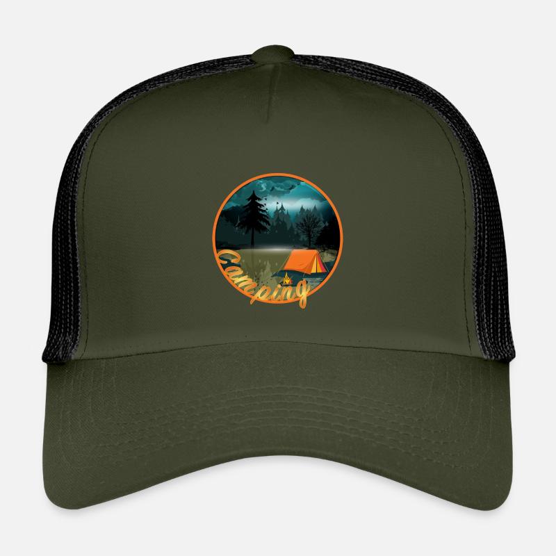 wildly romantic camping with campfire romance Kids’ Trucker Cap