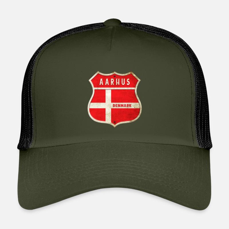 Aarhus Denmark Coat of Arms Flags Design Kids’ Trucker Cap