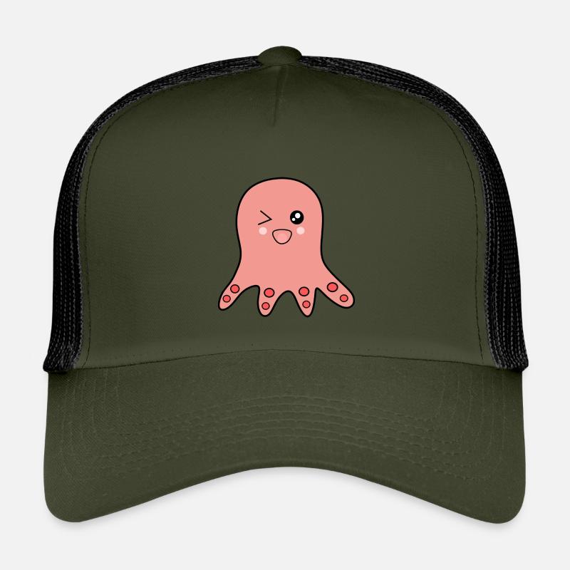 Kawaii Animals Octopus Kids’ Trucker Cap