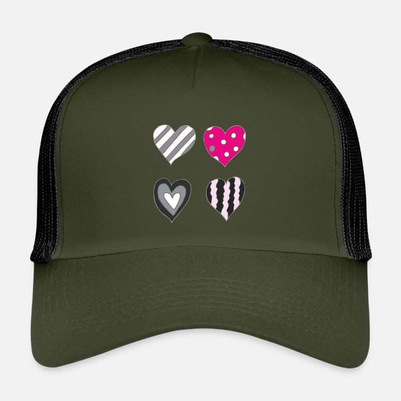 herzen variation Kinder Trucker-Cap