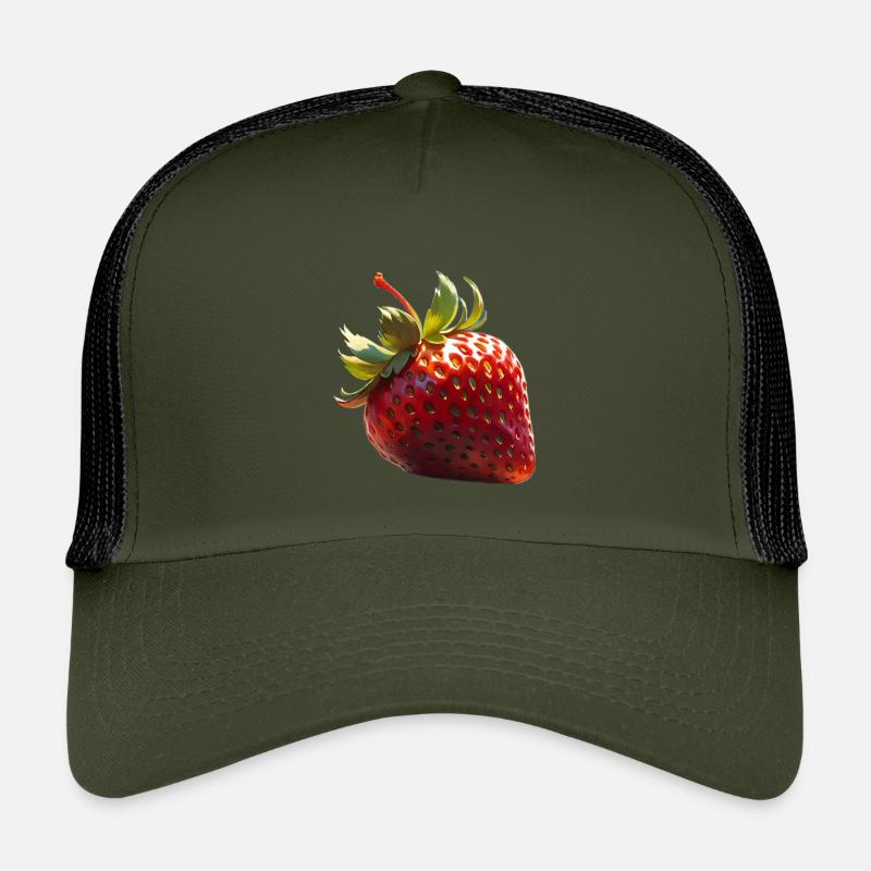 ich Liebe Erdbeeren Kinder Trucker-Cap