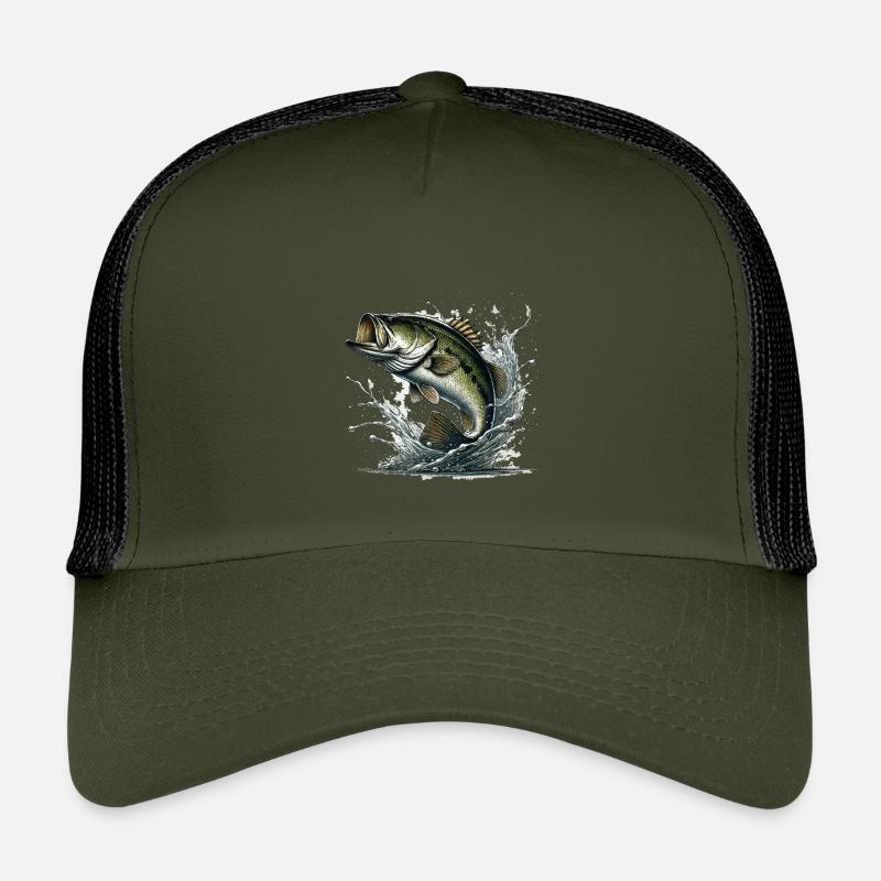 Zander - Kinder Trucker-Cap - Olive/Schwarz