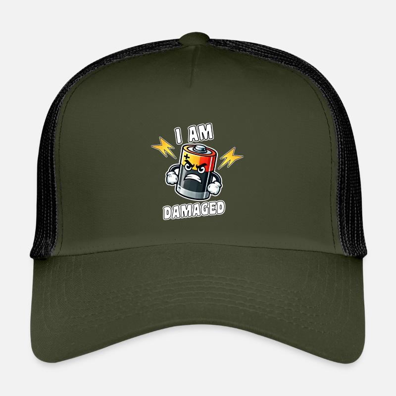 Emotional depth, self-awareness, acceptance - Kids’ Trucker Cap - olive/black
