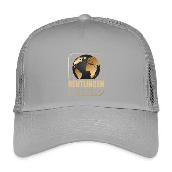 Reutlingen - Kinder Trucker-Cap - Hellgrau - Vorne