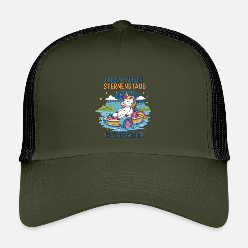 Einhorn Tretbootfahrt Kinder Trucker-Cap