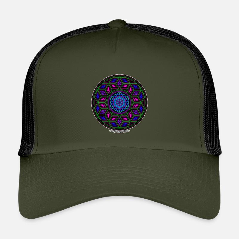 Fractal Evolution Experience Kaleidoskop Mandala Kinder Trucker-Cap