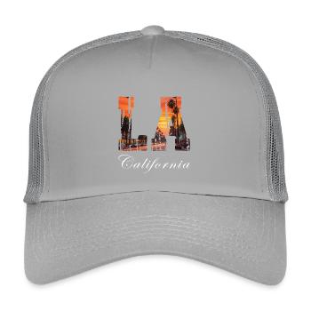  Los Angeles California - Kids’ Trucker Cap - light grey - Front