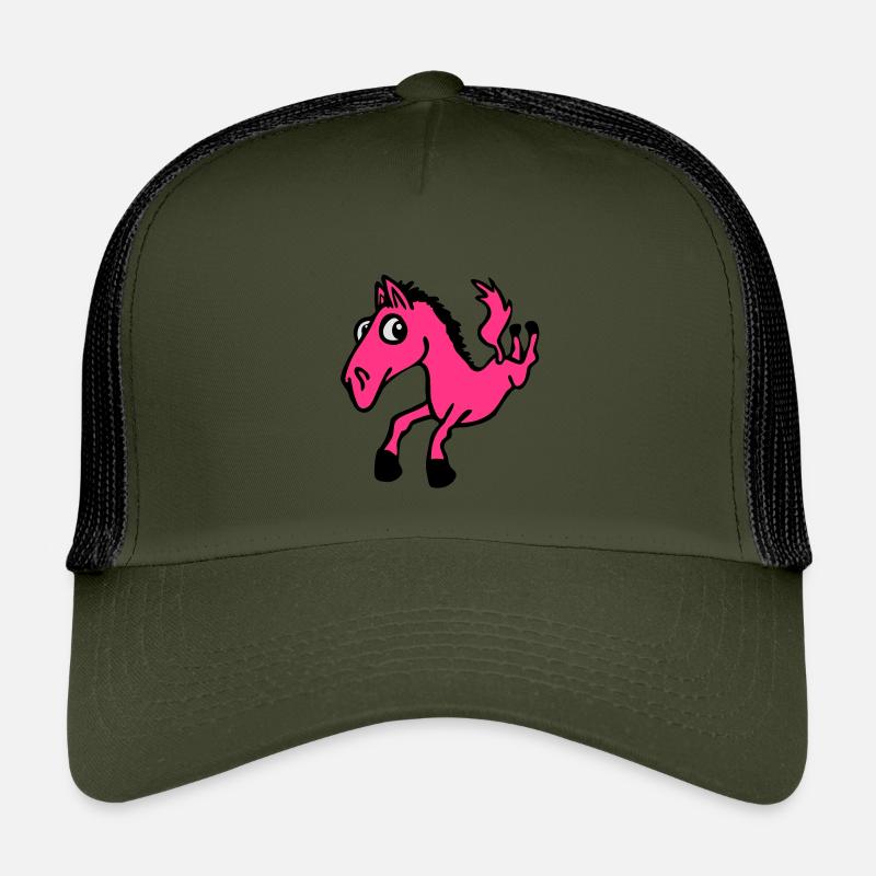 Krasses Pferd Kinder Trucker-Cap