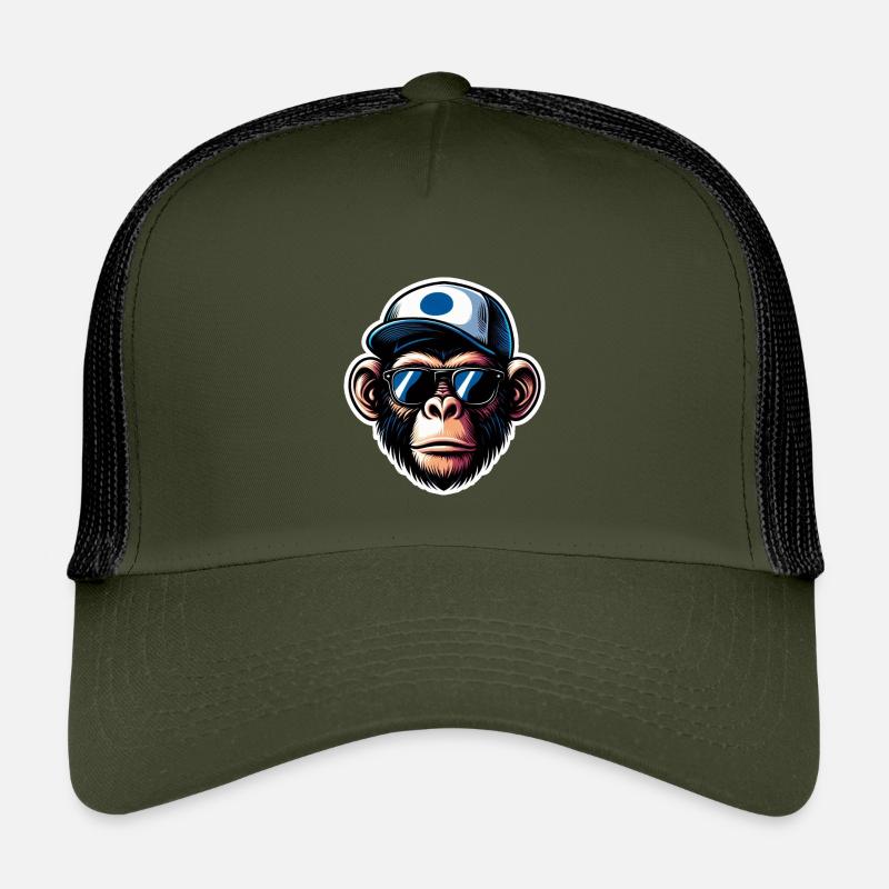 Casquette de lunettes de singe Casquette trucker enfant