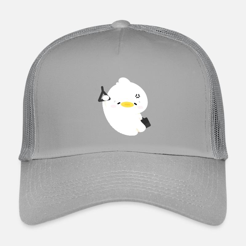 Sleepy Fluffy Duck  Kids’ Trucker Cap