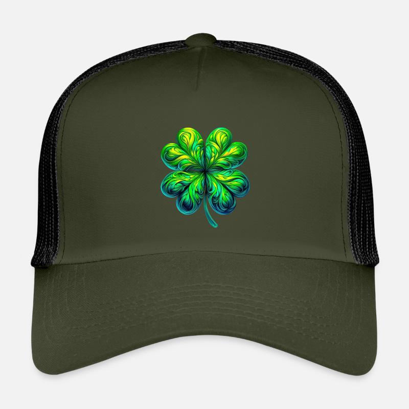 Vierblättriges Kleeblatt Kinder Trucker-Cap