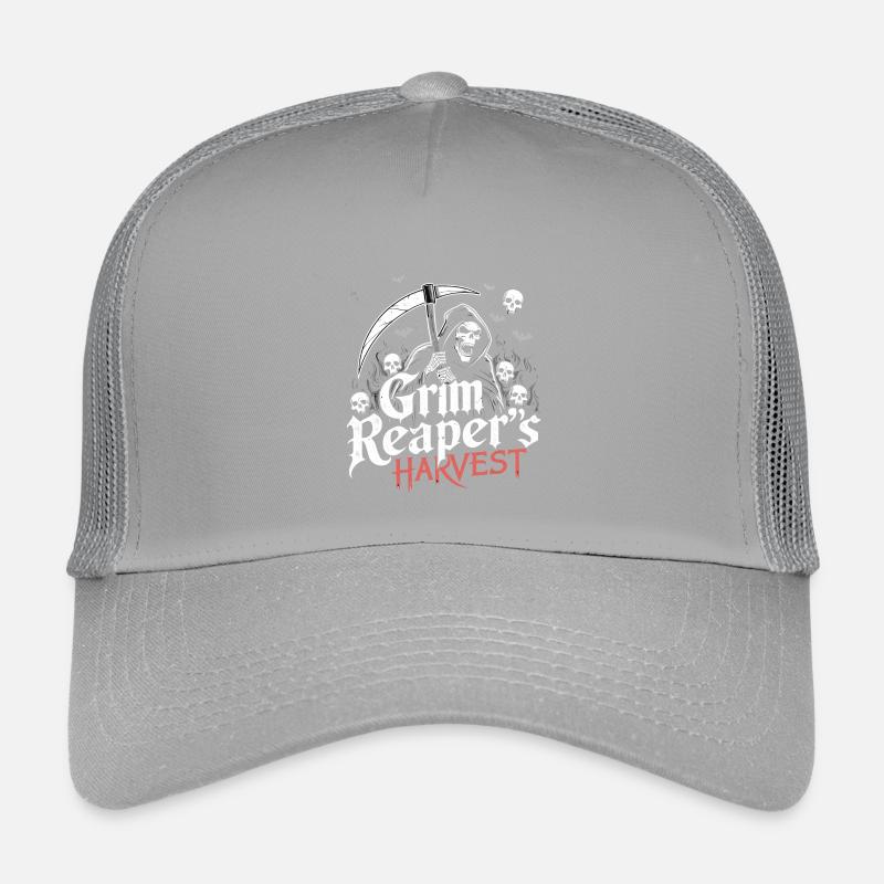Düsterer Erntesensenmann Kinder Trucker-Cap