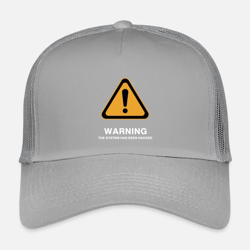 Hacked System Warning Icon Kids’ Trucker Cap