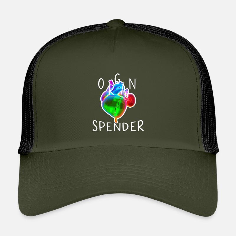 Organ Spender - Kinder Trucker-Cap - Olive/Schwarz