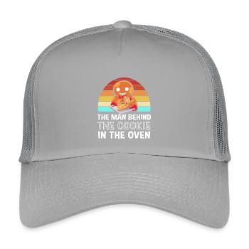 Dad-to-be Fathers-to-be - Kids’ Trucker Cap - light grey - Front