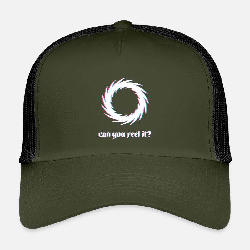 Tu sens que ça dérape - Casquette trucker enfant - olive/noir