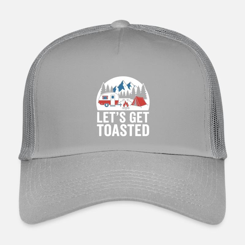 Scène de camping autour du feu de camp Casquette trucker enfant