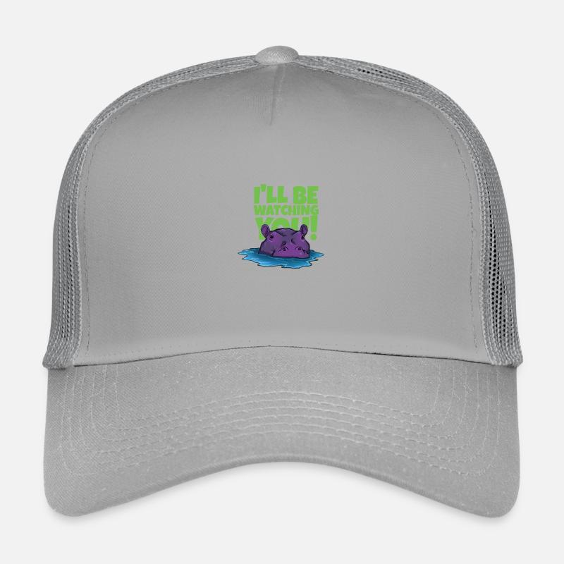 Witziges Nilpferd mit Text Kinder Trucker-Cap