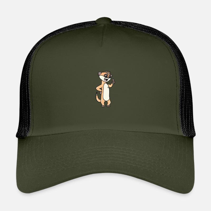 Tier Erdmännchen Kinder Trucker-Cap